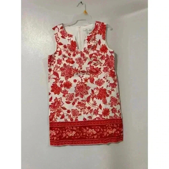 London Times Floral Print Shift Dress In Open Pink‎ ModeSens - Picture 2 of 4